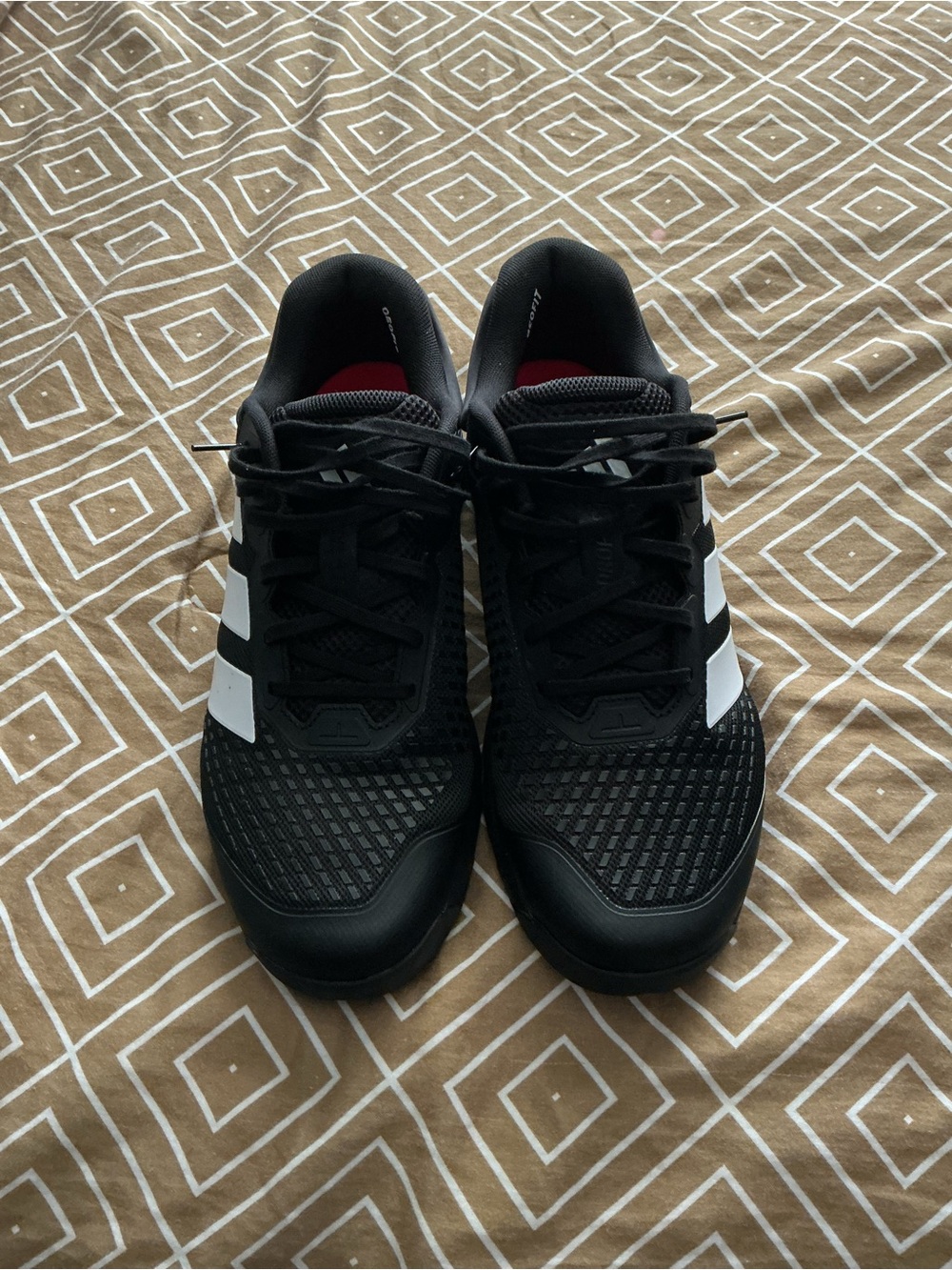 adidas Black Sneakers with White Stripes